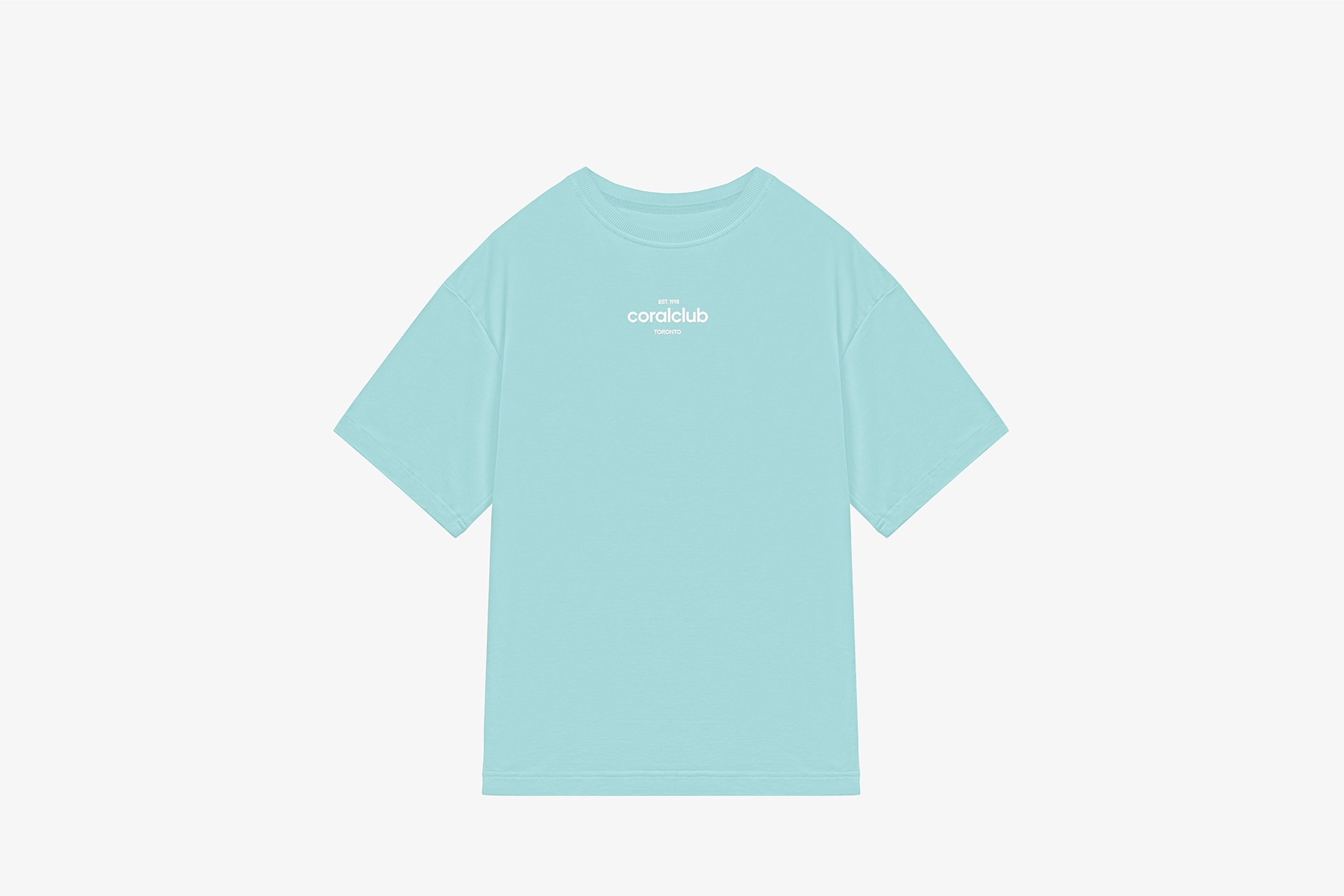 Camiseta oversize, verde menta